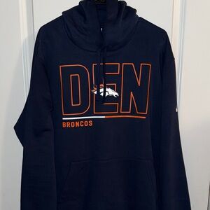 Nike Men's Navy Denver Broncos Hoodie
